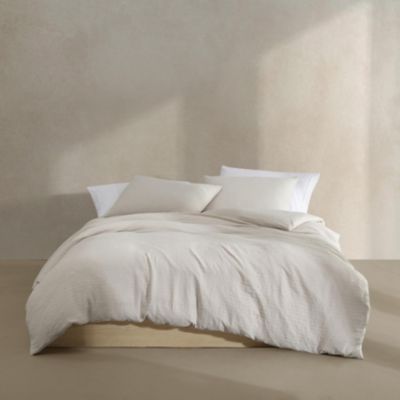 Seersucker Microfiber Comforter-Sham Set