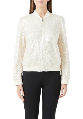 Sequins Bomber Jacket