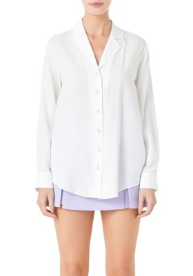 Pearl Button Collared Shirt