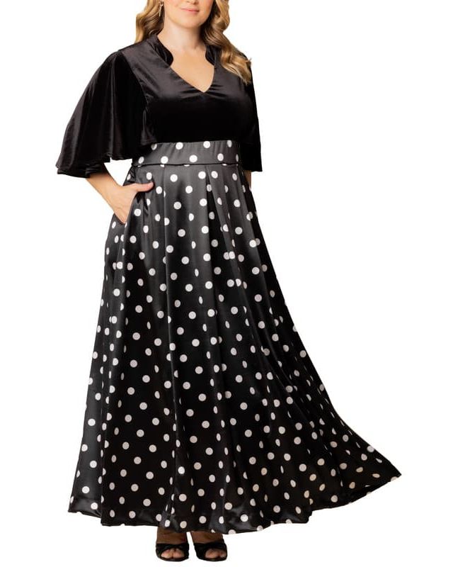 Black Polka Dot