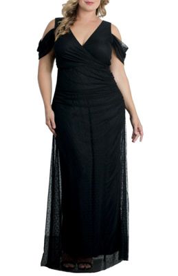 Women's Plus Seraphina Mesh Gown