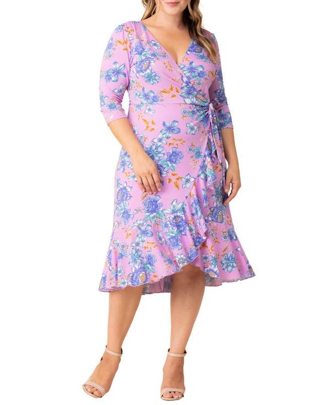 Lilac Tropical Florals