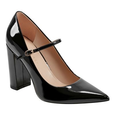 Artie Pointy Toe Block Heel Dress Pumps