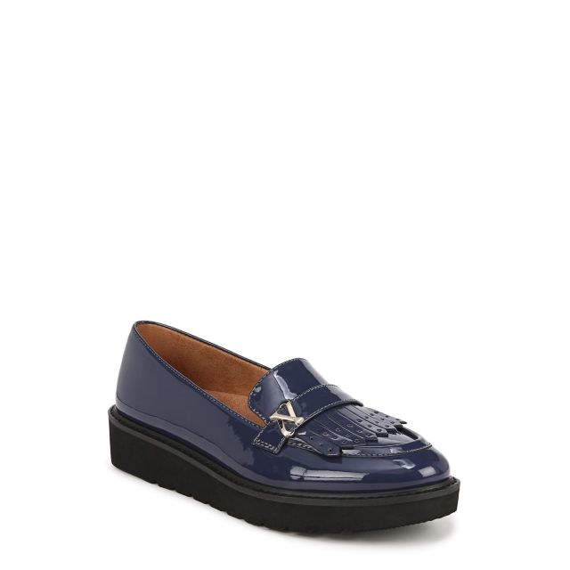 Midnight Blue Faux Leather
