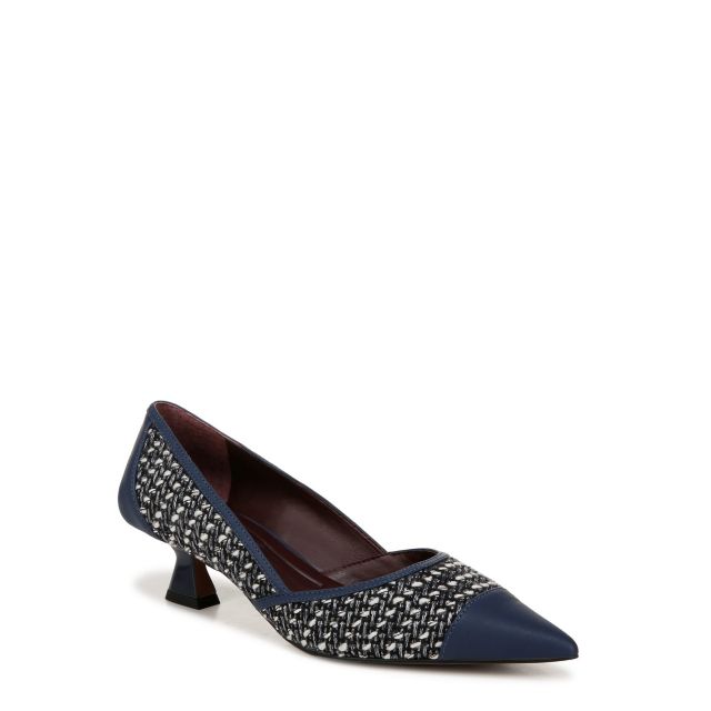 Navy Multi Woven Fabric