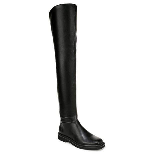 Black Faux Leather
