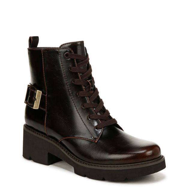 Dark Brown Faux Leather