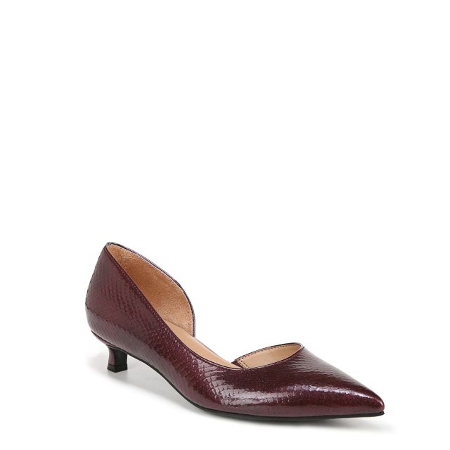 Cranberry Red Faux Leather