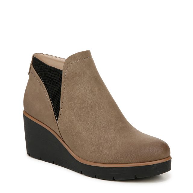 Taupe Faux Leather