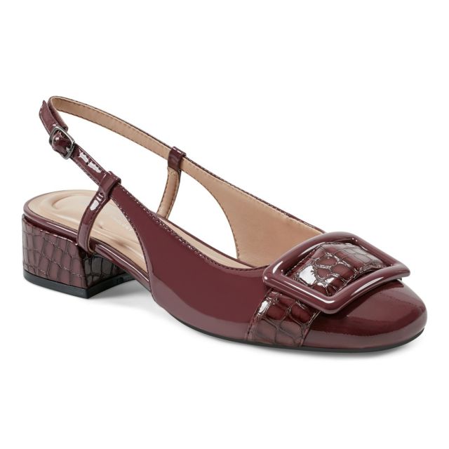 Burgundy Patent Leather Multi