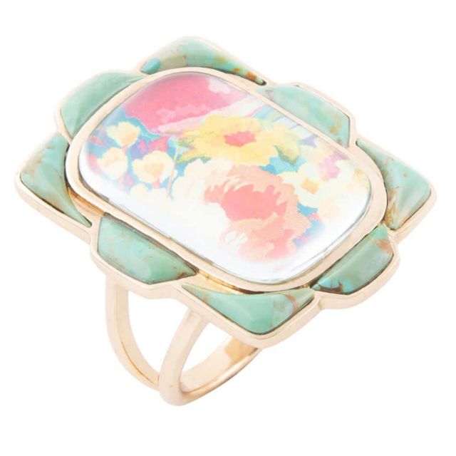 Gold/Turquoise