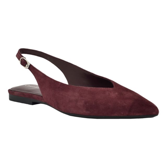 Dark Red Suede