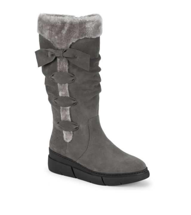 Dark Grey Suede