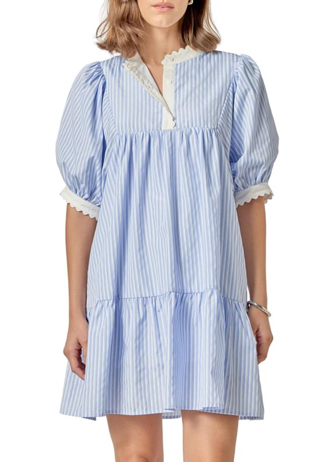 POWDER BLUE/WHITE