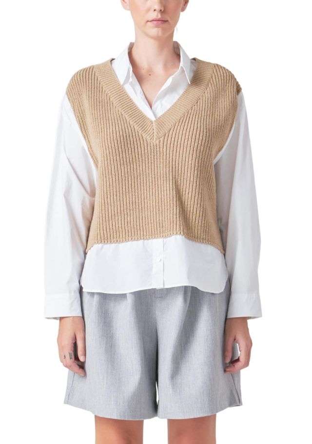 TAN/WHITE