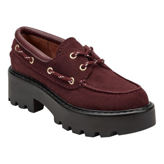 Dark Red Suede