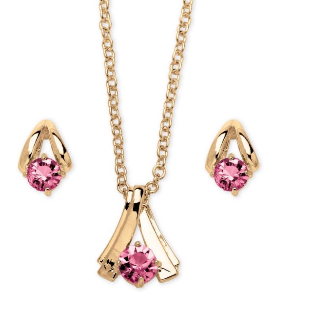 October - Simulated Pink Tourmaline