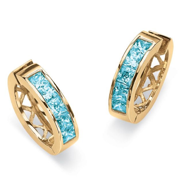 December - Simulated Blue Topaz