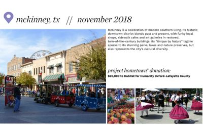 Mc Kinney us a celebration of modern southern living. Its historic downtown district blends past and present with funky local shops, sidewalk cafes amd art galleried in restored, turn of the century buildings. Its Unique by Nature tagline speaks to its stunning parks, lakes & nature preserves, but also represents the city's cultural diversity.