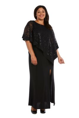 Lace Poncho Over Ity Sheath Long