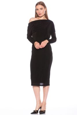 Leena Draped Sheath Dress