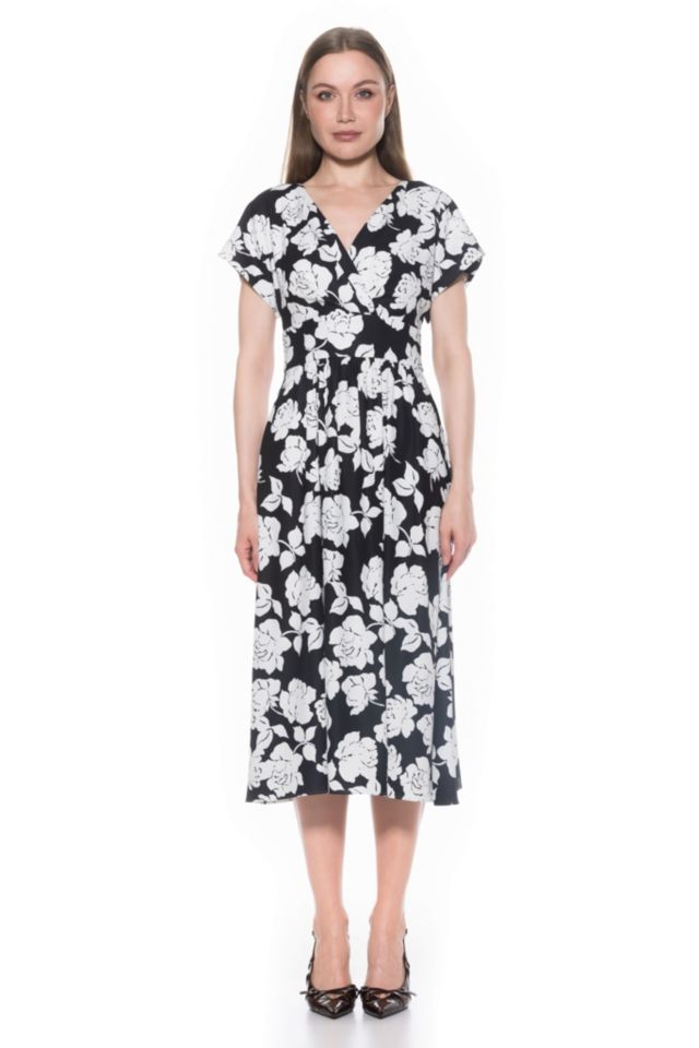 Black White Floral