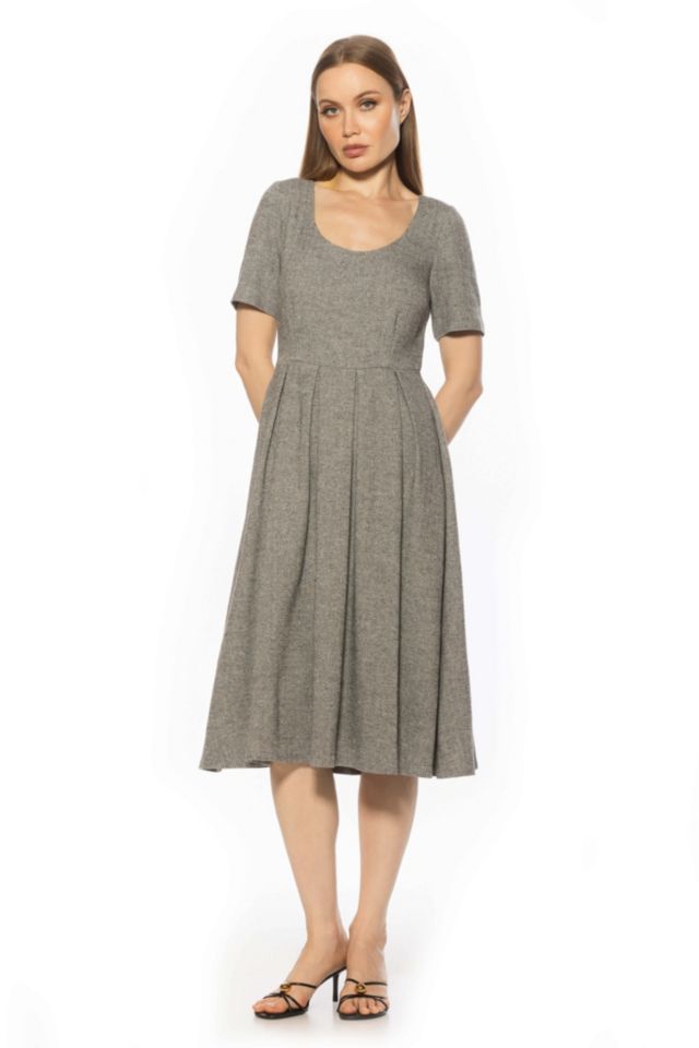 Grey Herringbone