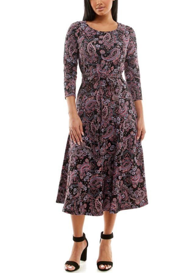 BLACK/DUSTY ROSE MULTI