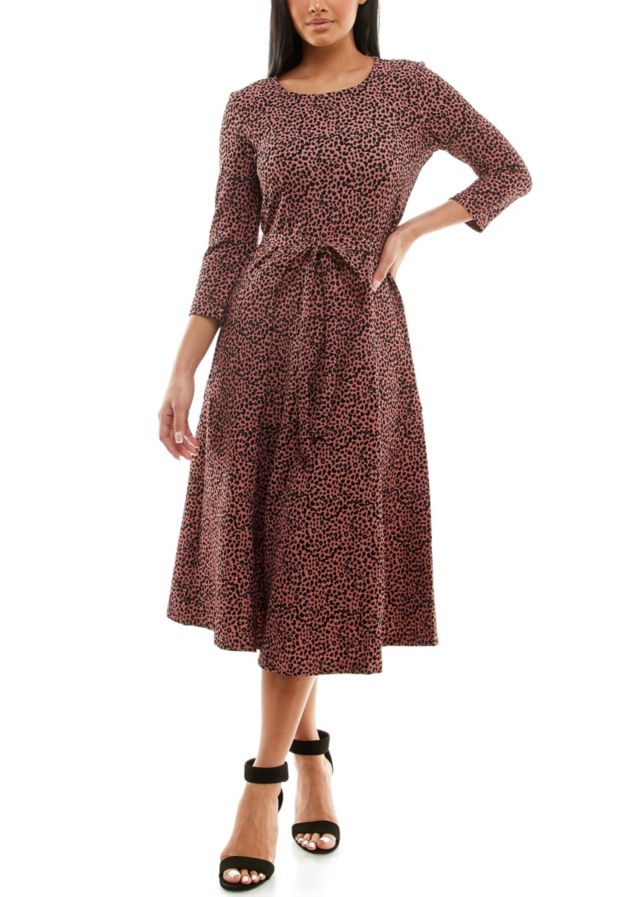 DUSTY ROSE/BLACK
