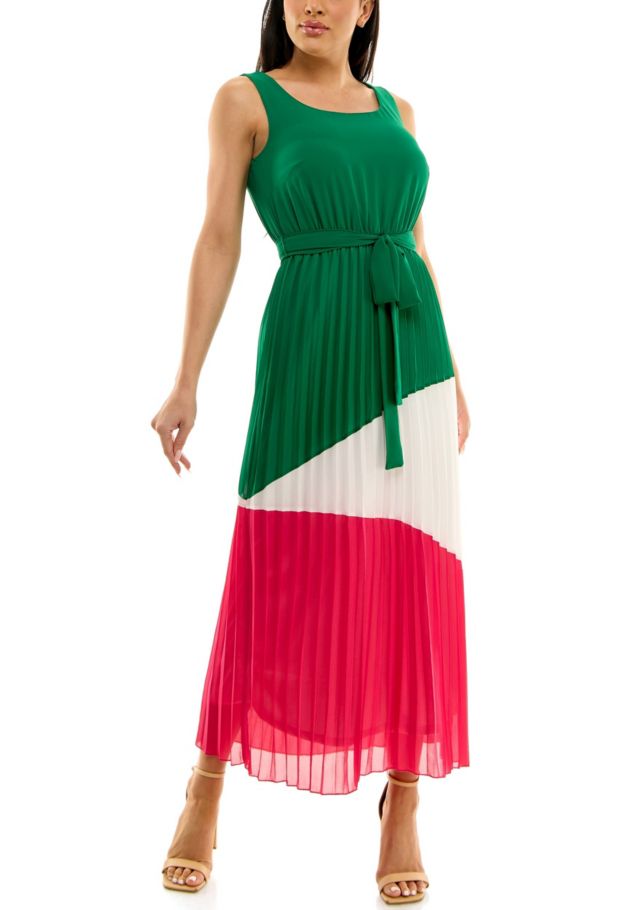 GREEN/IVORY/PINK
