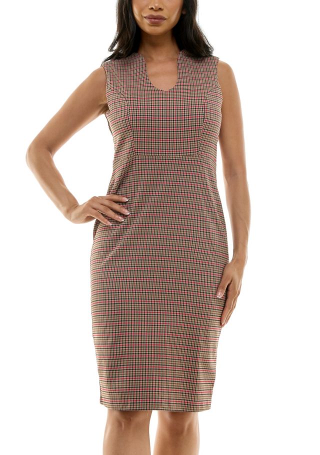 BLACK/RED MULTI PLAID