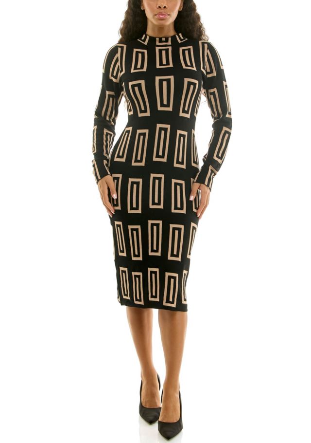 BLACK/TAN HOUNDSTOOTH