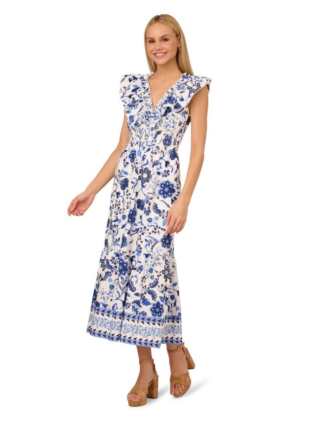 WHITE/BLUE MULTI