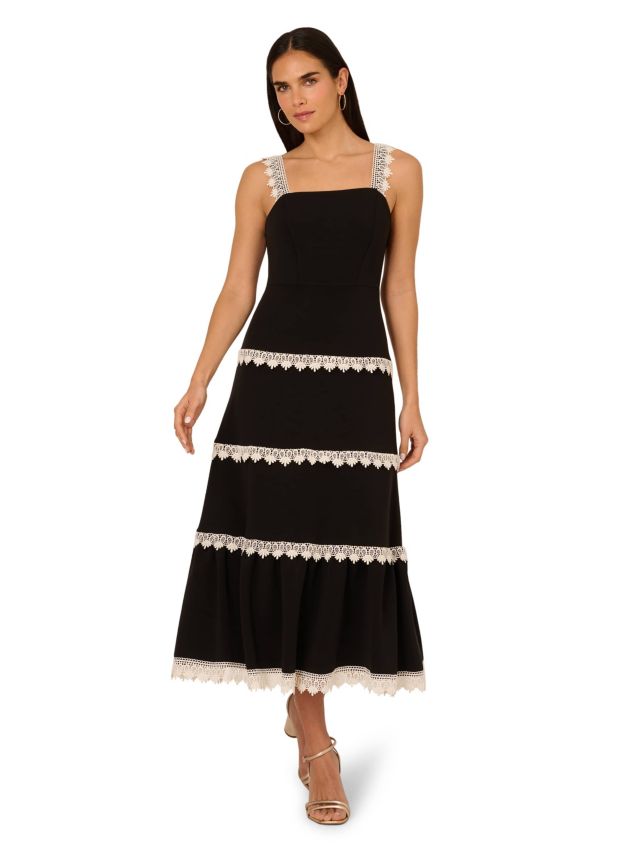 BLACK/ECRU