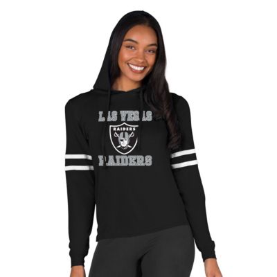 NFL Oakland Raiders Marathon Ladies Las Vegas Knit L/S Hoodie