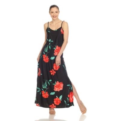 Floral Strap Maxi Dress
