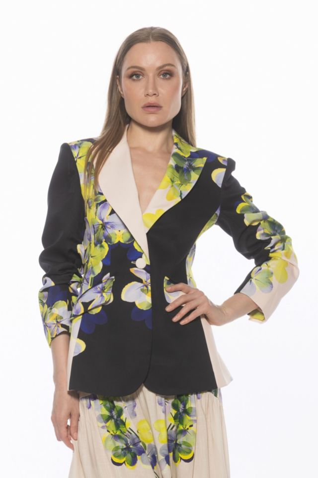 Black White Floral