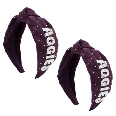 NCAA Beaded Headband Texas A&M