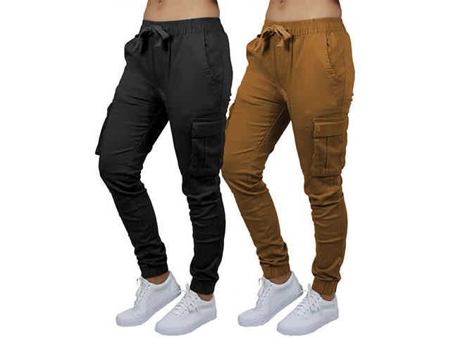 Black & Dark Khaki