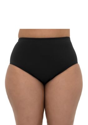 Fit 4 Ur Tummy Solid Swim Brief