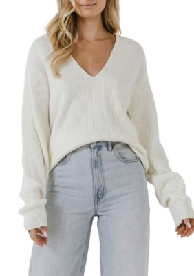 V-neckline Sweater