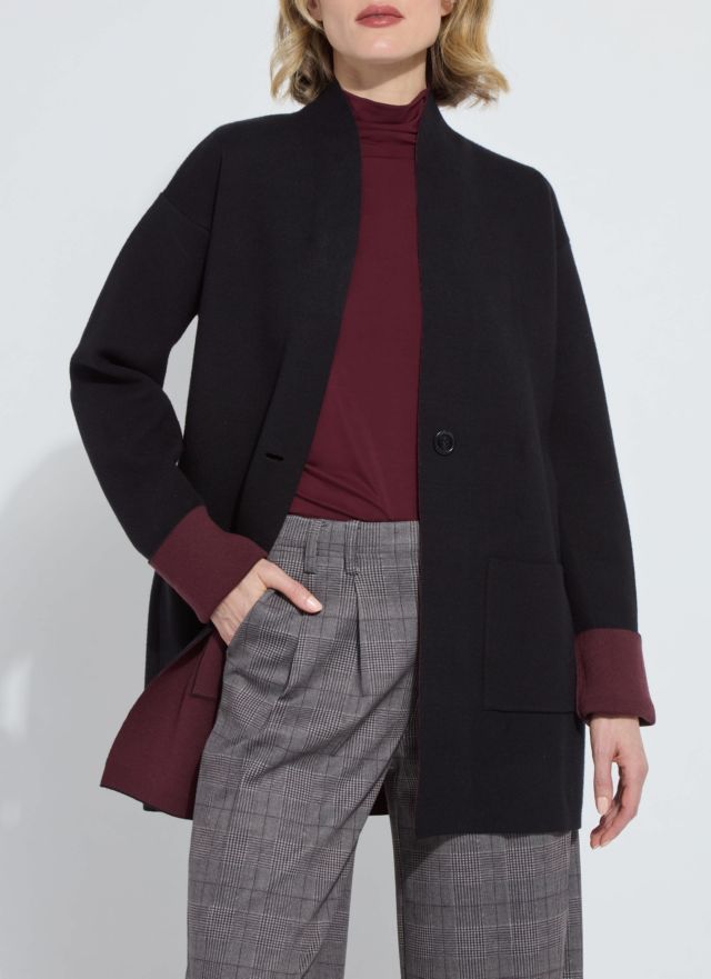Black/Dark Plum