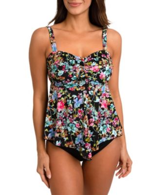 Savannah D & E Cup Solutions Flared V Hem Bandeau Top