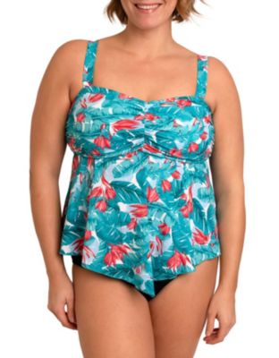 Castaway D & E Cup Solutions Plus Flared V Hem Bandeau Top