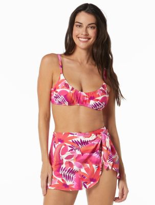 Coco Contours Radiant Bra Sized Underwire Bikini Top - Del Mar Palm