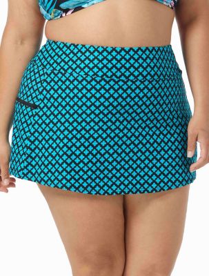 Beach House Women Sport Plus Emma Pull On Swim Skort