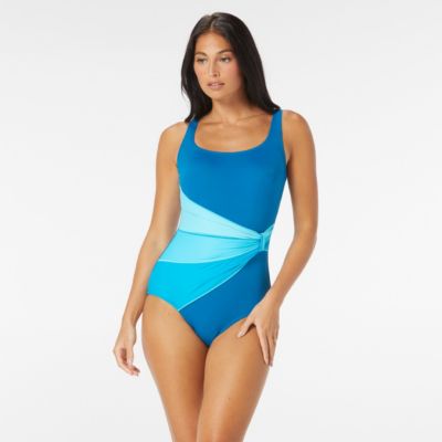 Draped Sash One Piece Swimsuit