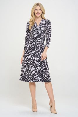 POLKA DOT WRAP DRESS