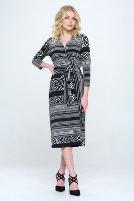 JERSEY WRAP DRESS