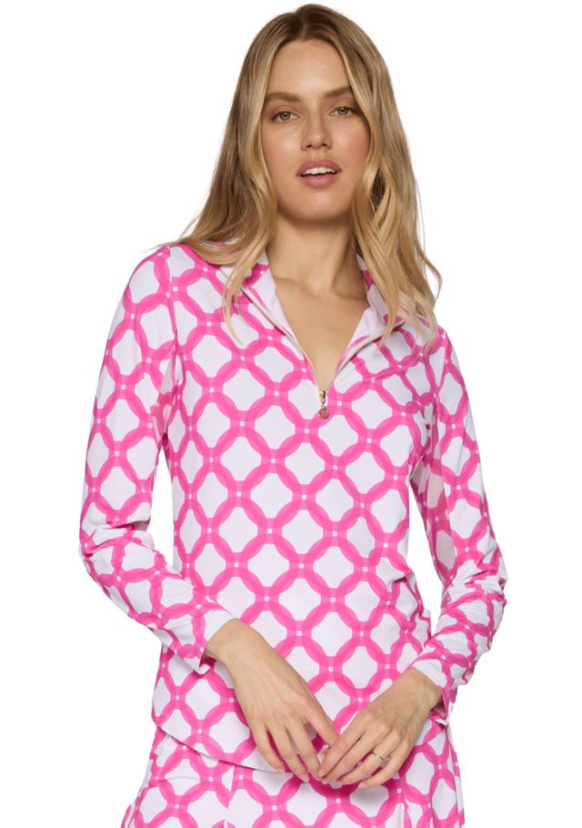 CIRCLE GEO HOT PINK